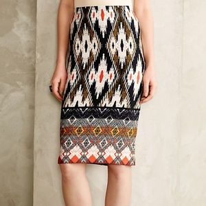 MAEVE Iguazu Tribal Print Skirt Size Medium